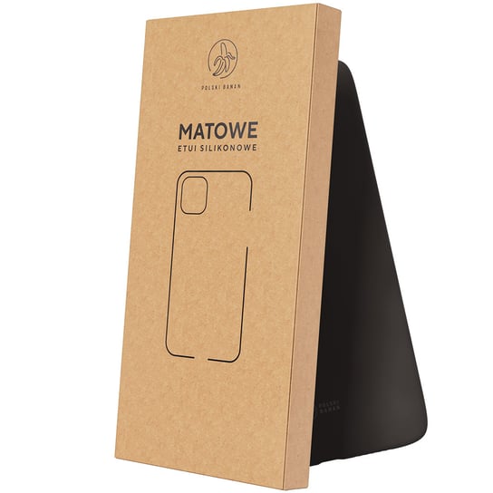 Apple iPhone 11 Pro Max - Etui matowe czarne Polski Banan