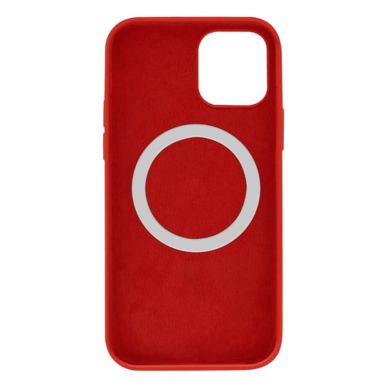 Apple iPhone 12/12 Pro Etui Magsafe Silikonowe - czerwone Avizar