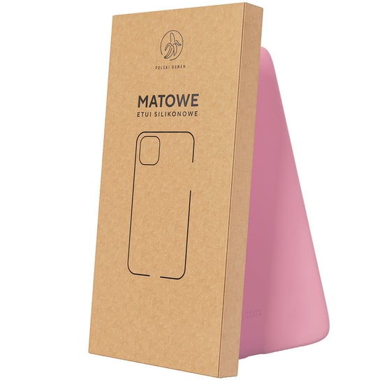 Apple iPhone 12 Pro Max - Etui matowe różowe Polski Banan