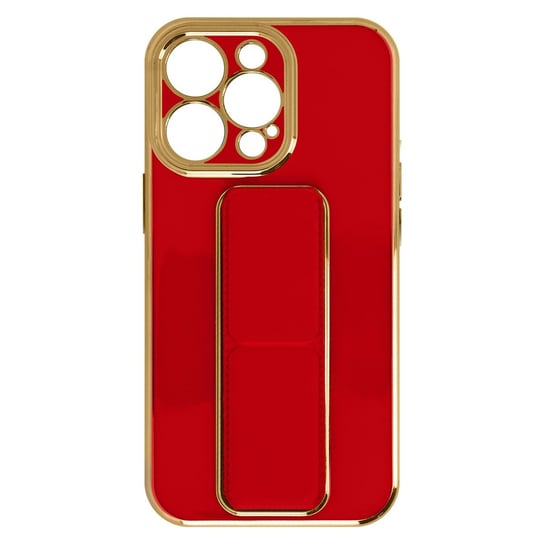 Apple Iphone 13 Silikonowy Flashy Foldable Kickstand System Magnetyczny Czerwony Avizar