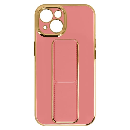 Apple Iphone 13 Silikonowy Flashy Składany System Magnetyczny Z Podpórką Różowy Avizar