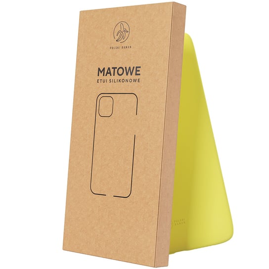 Apple iPhone 14 Pro Max - Etui matowe żółte Polski Banan