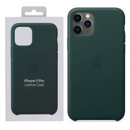 Apple - Iphone 14 Pro - Skóra Leather - Plecki Etui Case - Magsafe - Forest Green - Zielony - Mpph3Ze/A Apple