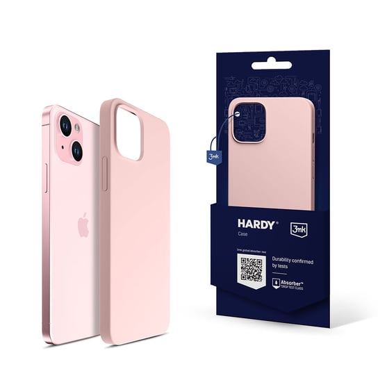 Apple iPhone 15 - 3mk Hardy Silicone MagCase Pink 3MK