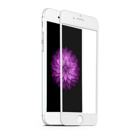 Apple, iPhone 7 Plus hartowane szkło 5D Full Glue, biały EtuiStudio