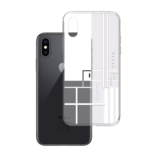 Apple iPhone X Ferya Slim CASE LINE White 3MK