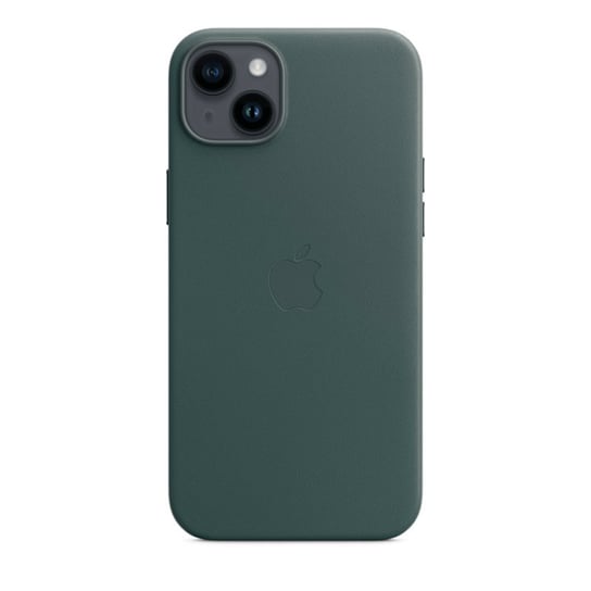 Apple Leather Case - Skórzane etui z MagSafe do iPhone 14 Plus (leśna zieleń) Apple