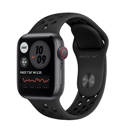 APPLE Nike SE GPS, 40 mm, czarny Apple