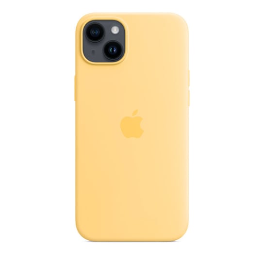 Apple Silicone Case - Silikonowe etui z MagSafe do iPhone 14 Plus (bladożółty) Apple
