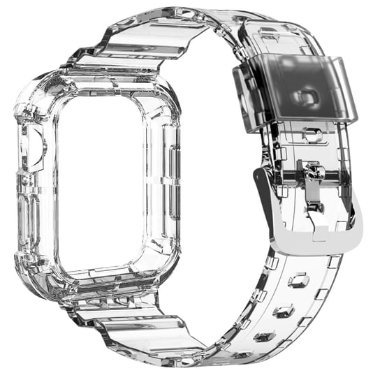 Apple Watch 49 mm Pasek Bumper Silikon Regulowany Przezroczysty Przezroczysty Avizar