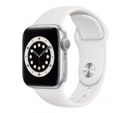 APPLE Watch 6, 40 mm, srebrny Apple