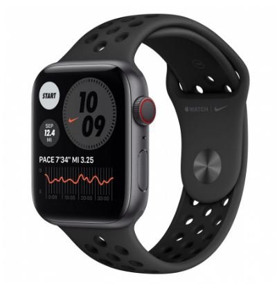 APPLE Watch Nike Series 6 GPS + Cellular, 44 mm, szary Apple