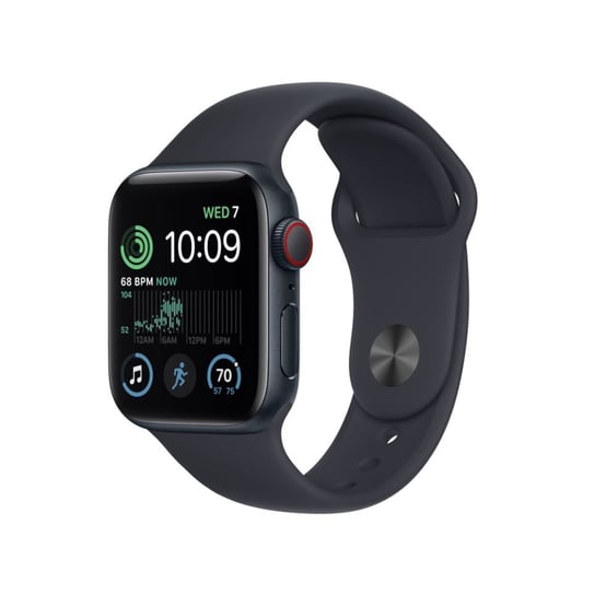 Apple Watch SE GPS + Cellular 40mm Midnight Aluminium Case with Midnight Sport Band - Regular Apple