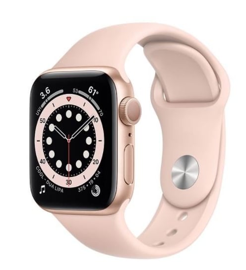 APPLE Watch Series 6 GPS, 40 mm, różowy Apple