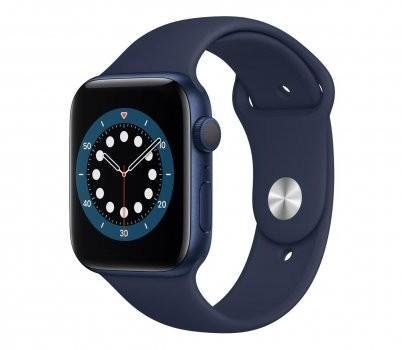APPLE Watch Series 6 GPS, 44 mm, niebieski Apple