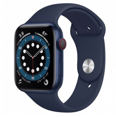 APPLE Watch Series 6 GPS + Cellular, 44 mm, niebieski Apple