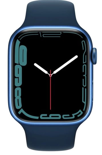 Apple Watch Series 7 GPS, 45mm Blue Aluminium Case with Abyss Blue Sport Band - Regular [H] Apple