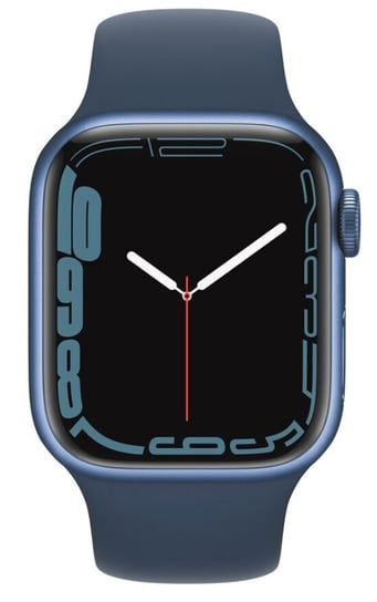 Apple Watch Series 7 GPS + Cellular, 41mm Blue Aluminium Case with Abyss Blue Sport Band - Regular [H] Apple