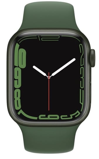 Apple Watch Series 7 GPS + Cellular, 41mm Green Aluminium Case with Clover Sport Band - Regular [H] Apple
