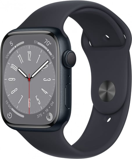 Apple Watch Series 8 Gps 45mm Aluminium Sport Band Midnight Apple