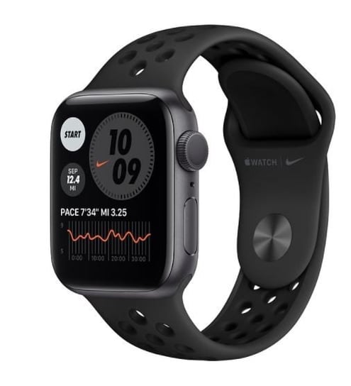 APPLE Watch Series Nike Series 6 GPS, 40 mm, czarny Apple