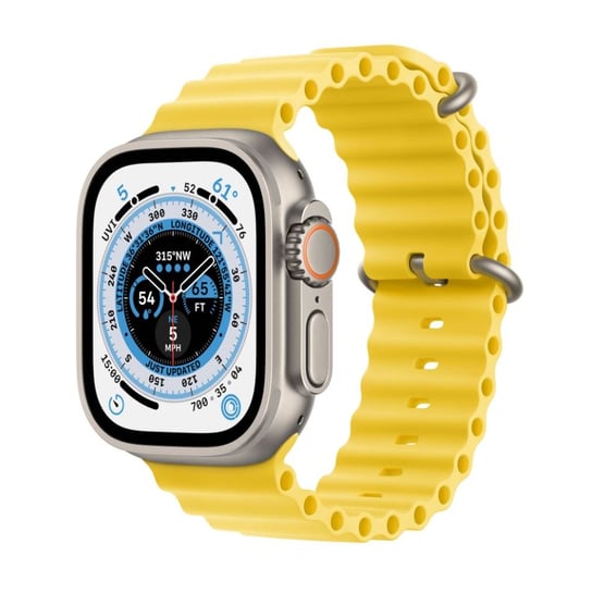 Apple Watch Ultra GPS + Cellular, 49mm Titanium Case with Yellow Ocean Band Apple