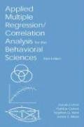 Applied Multiple Regression/Correlation Analysis for the Behavioral Sciences Cohen Jacob, Cohen Patricia, West Stephen G.