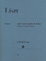 Après une Lecture de Dante Fantasia quasi Sonata, Urtext Franz Liszt
