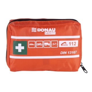 Apteczka samochodowa materiałowa DONAU SAFETY DIN MINI pomarańczowa Inna marka