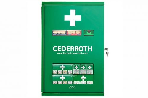 Apteczka Ścienna Cederroth First Aid Cabinet (Metalowa) Cederroth