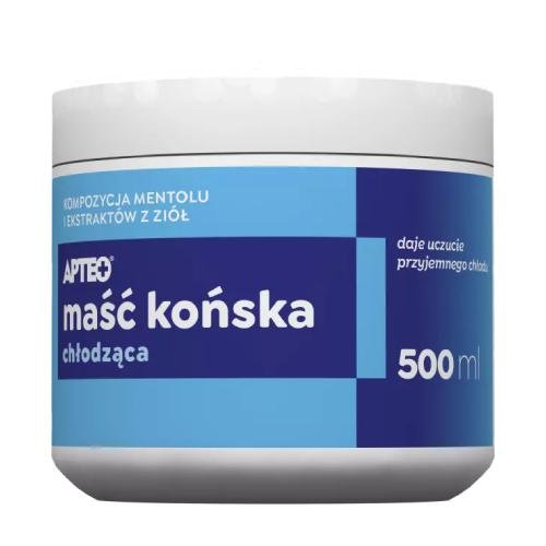 Apteo, Care, Maść końska chłodząca, 500 ml APTEO