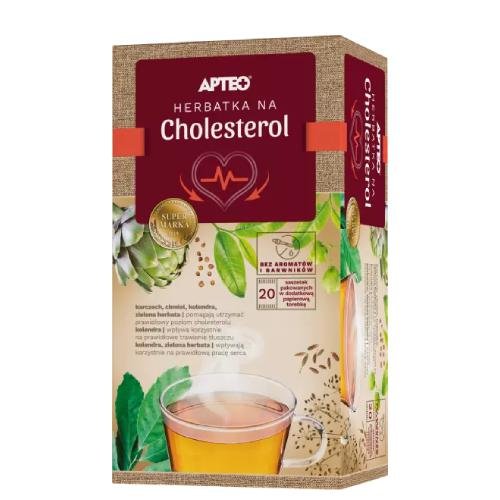 Apteo, Herbatka Na Cholesterol, Natura, 20 Saszetek APTEO