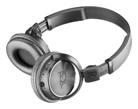 AQL Helios składane, nauszne słuchawki Bluetooth z mikrofonem, czarne CELLULAR LINE