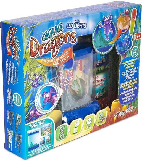 Aqua dragons 7002, zestaw doświadczalny lampa led, world alive World Alive