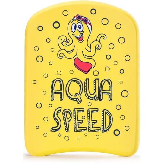 Aqua Speed, Deska do pływania, Kiddie Octopus, żółto-czerwona, 31x23x2,4 cm Aqua-Speed
