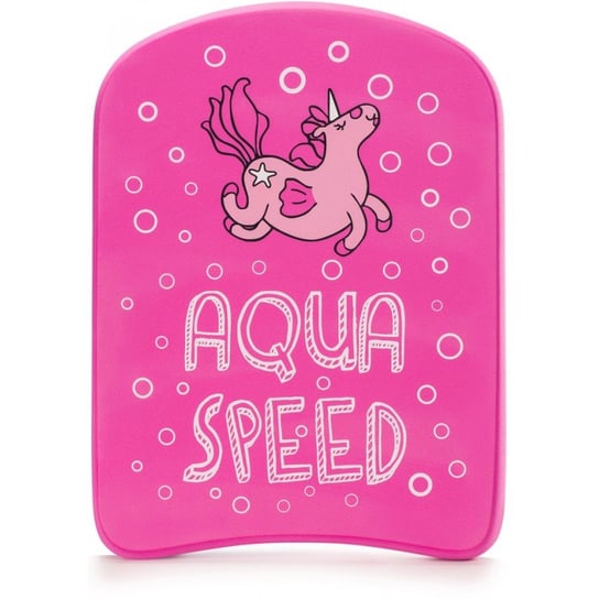 Aqua Speed, Deska do pływania, Unicorn, różowa, 31x23x2,4 cm Aqua-Speed