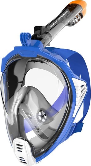 Aqua Speed, Maska do nurkowania pełnotwarzowa, czarno-niebieska, rozmiar L/XL Aqua-Speed