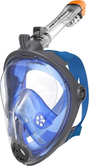 Aqua Speed, Maska do nurkowania pełnotwarzowa, SPECTRA 2.0, czarny, rozmiar S/M Aqua-Speed