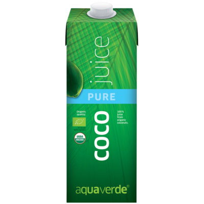 Aqua Verde, Woda kokosowa, Bio, 1l Aqua Verde