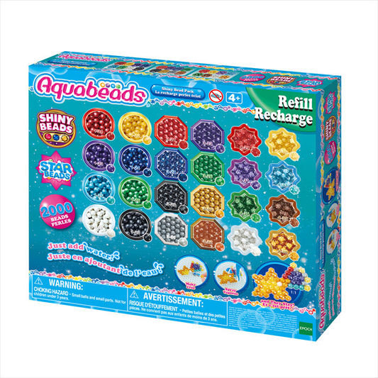 Aquabeads, Błyszczące koraliki Aquabeads zestaw uzupełniający Aquabeads
