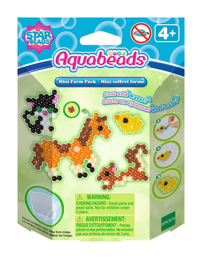 Aquabeads, Mały zestaw kreatywny (saszetki) Aquabeads, gotowy do zabawy, akcesoria, 180x koralików, 31771 Aquabeads