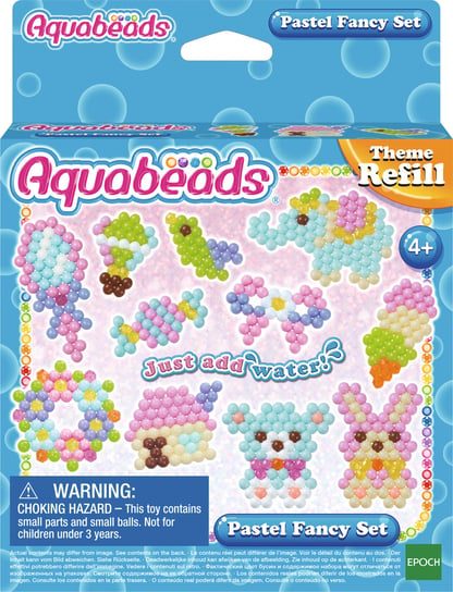 Aquabeads Pastelowe Fantazje koraliki do zabaw kreatywnych zestaw uzupełniający Aquabeads