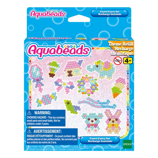 Aquabeads, Pastelowe koraliki zestaw uzupełniający Aquabeads