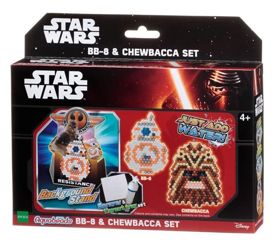 Aquabeads, zabawka kreatywna Star Wars BB-8 & Chewbacca set, zestaw Aquabeads