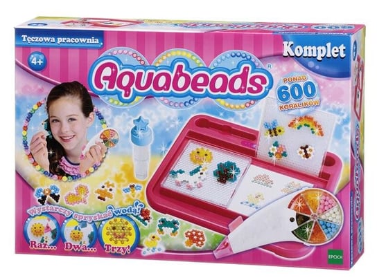 Aquabeads, zestaw kreatywny Tęczowa pracownia Aquabeads