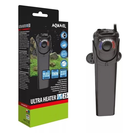 Aquael Ultra Heater D&N 25W - grzałka do akwarium Aquael