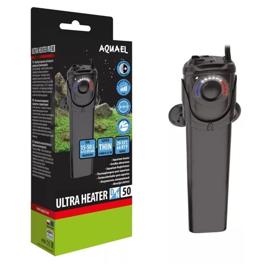 Aquael Ultra Heater D&N 50W - grzałka do akwarium Aquael