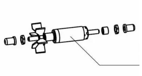 AQUAEL, Wirnik PFN-5500(N) komplet, 112731 Aquael