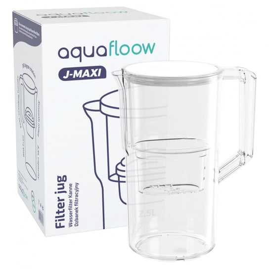 Aquafloow J-Maxi Dzbanek Filtrujący Na Wodę 2,5L Kolor Biały Aquafloow