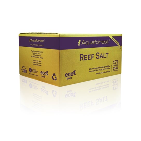 Aquaforest reef salt 19kg box AQUAFOREST